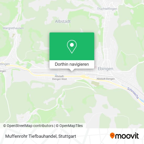 Muffenrohr Tiefbauhandel Karte