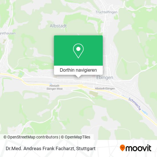 Dr.Med. Andreas Frank Facharzt Karte