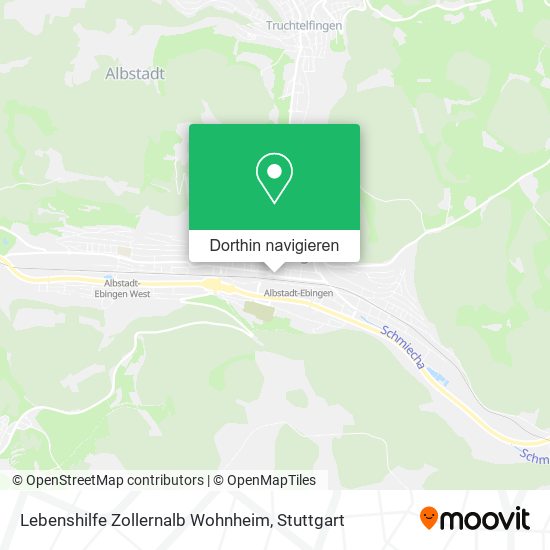 Lebenshilfe Zollernalb Wohnheim Karte