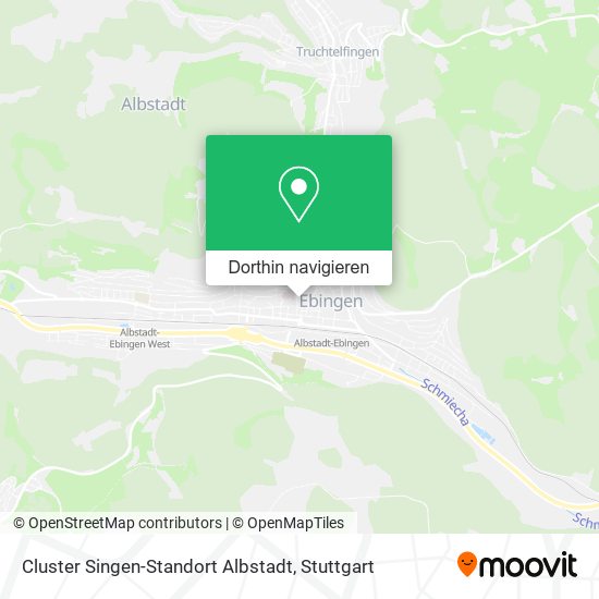 Cluster Singen-Standort Albstadt Karte