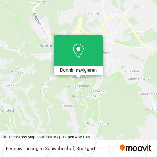 Ferienwohnungen Schwabenhof Karte