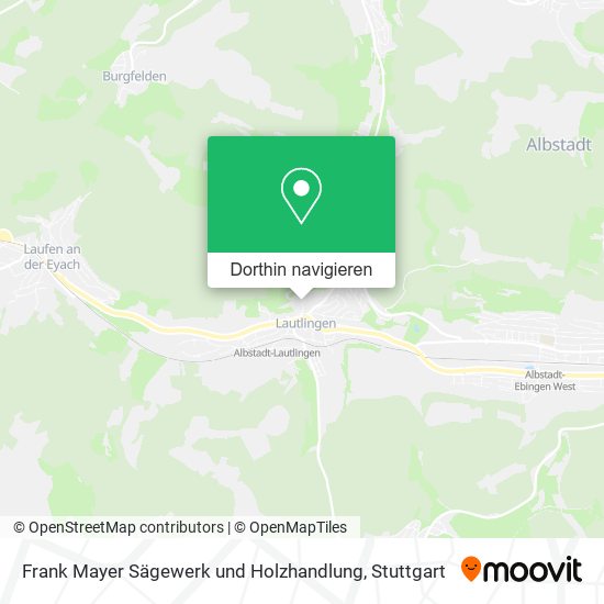 Frank Mayer Sägewerk und Holzhandlung Karte