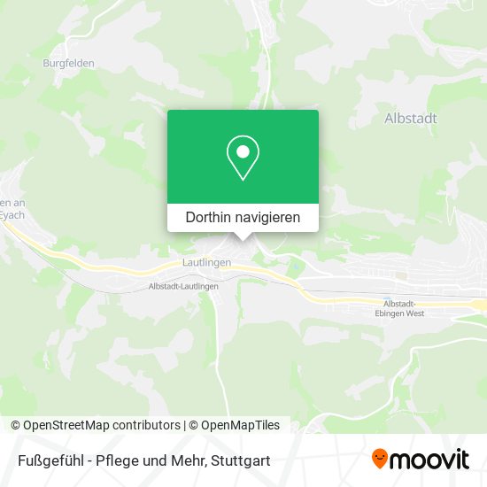 Fußgefühl - Pflege und Mehr Karte