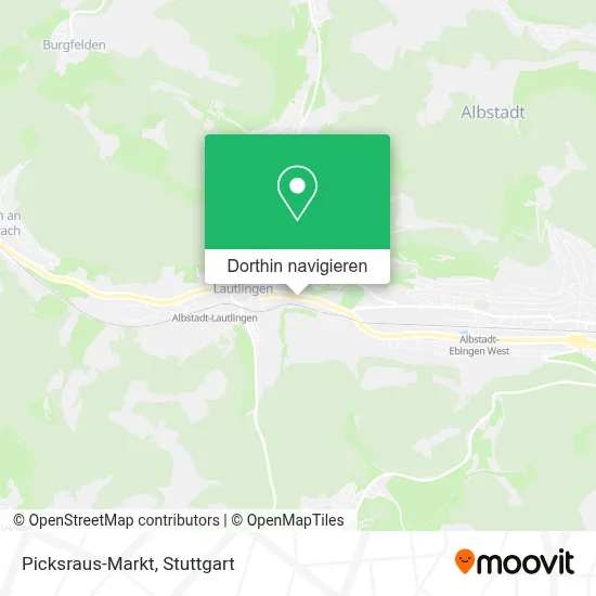 Picksraus-Markt Karte