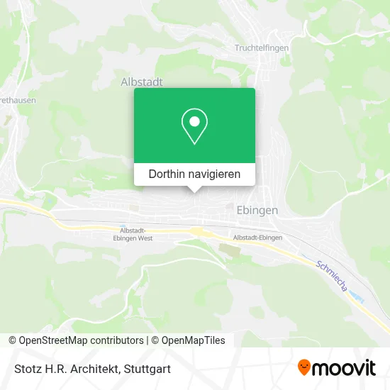 Stotz H.R. Architekt Karte