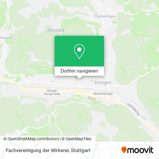 Fachvereinigung der Wirkerei Karte