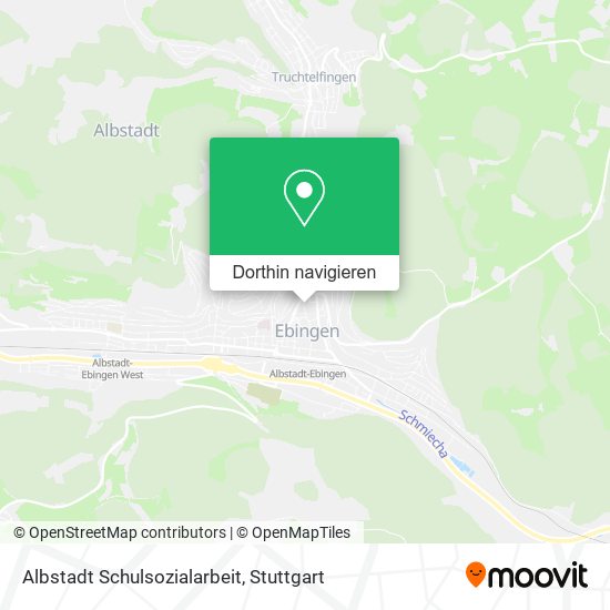 Albstadt Schulsozialarbeit Karte