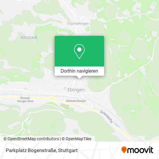 Parkplatz Bogenstraße Karte