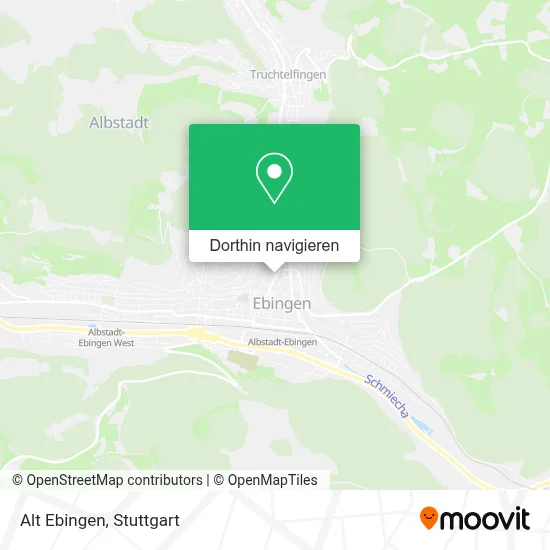 Alt Ebingen Karte