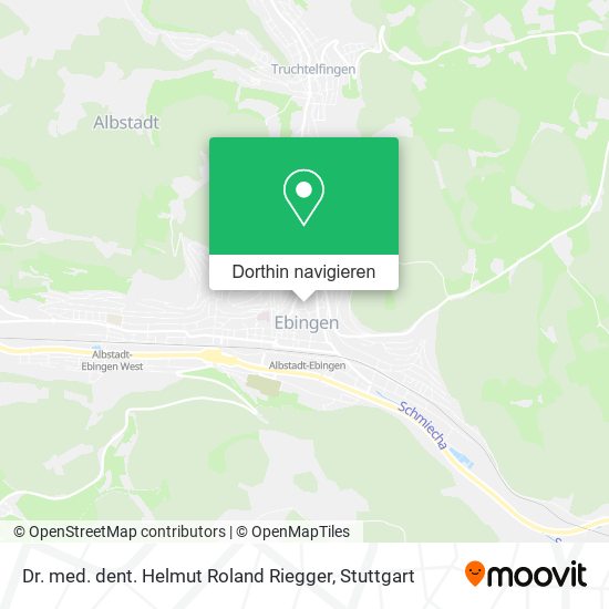 Dr. med. dent. Helmut Roland Riegger Karte