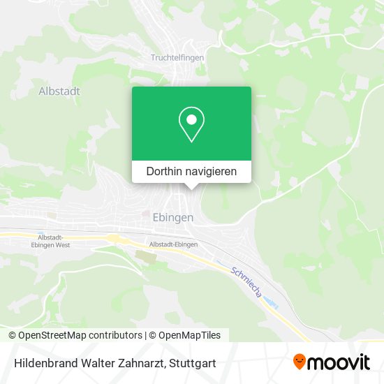 Hildenbrand Walter Zahnarzt Karte