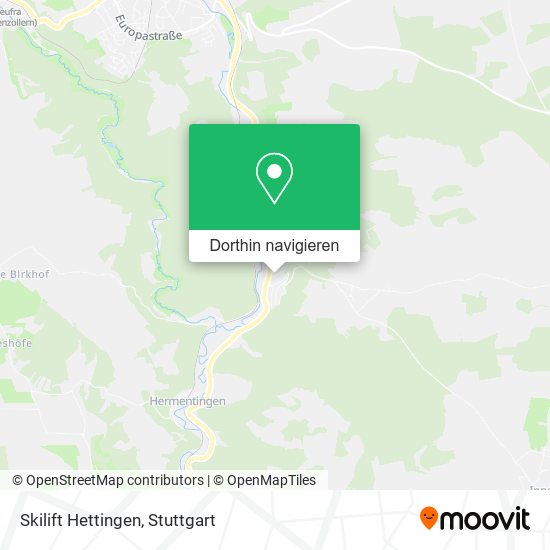 Skilift Hettingen Karte