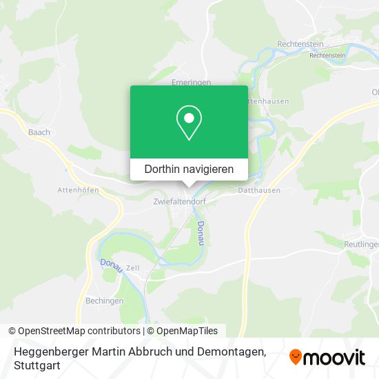 Heggenberger Martin Abbruch und Demontagen Karte