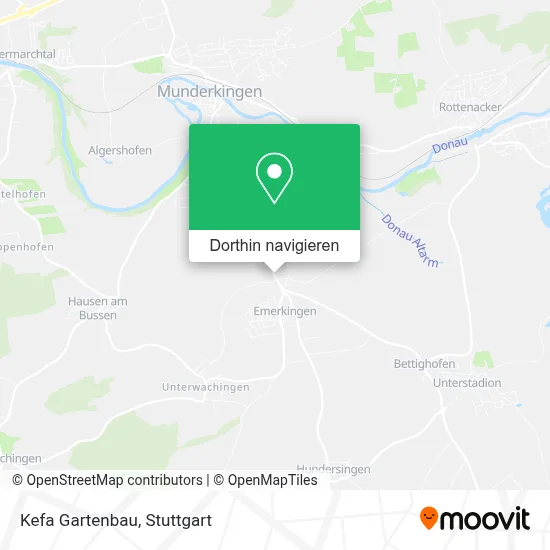 Kefa Gartenbau Karte