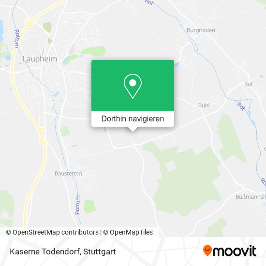 Kaserne Todendorf Karte