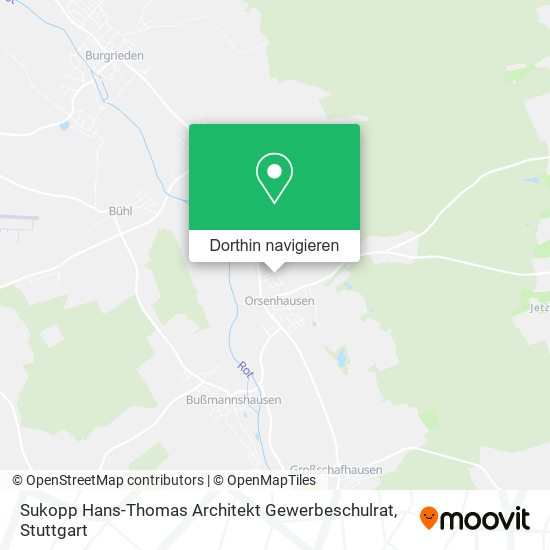 Sukopp Hans-Thomas Architekt Gewerbeschulrat Karte
