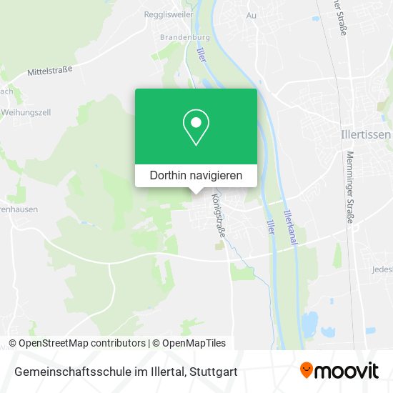 Gemeinschaftsschule im Illertal Karte