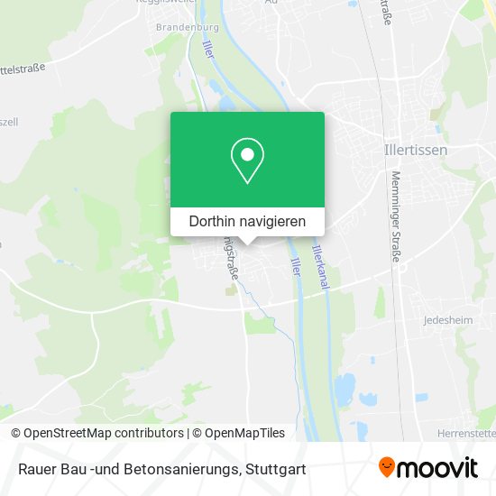 Rauer Bau -und Betonsanierungs Karte