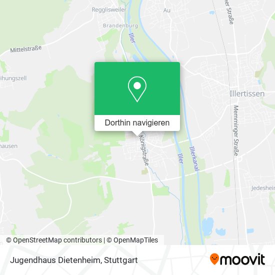 Jugendhaus Dietenheim Karte