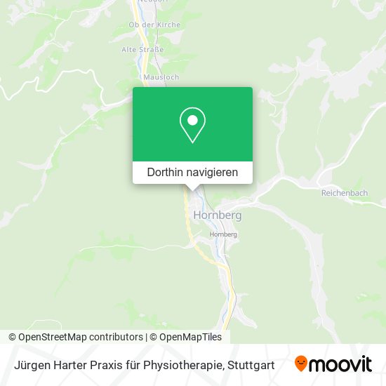 Jürgen Harter Praxis für Physiotherapie Karte