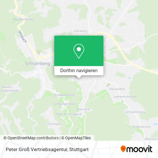 Peter Groß Vertriebsagentur Karte