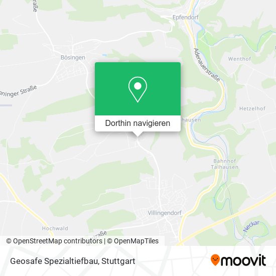 Geosafe Spezialtiefbau Karte