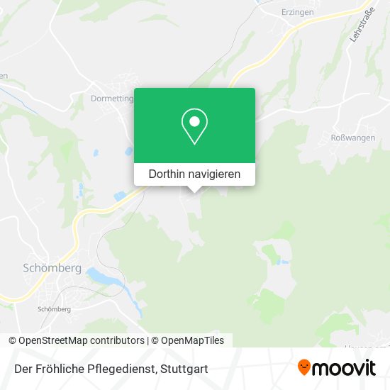 Der Fröhliche Pflegedienst Karte
