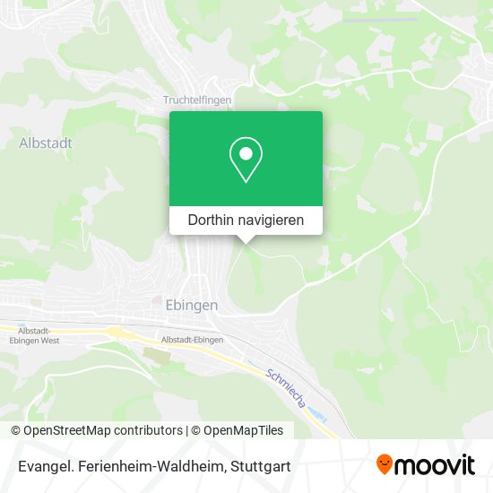 Evangel. Ferienheim-Waldheim Karte