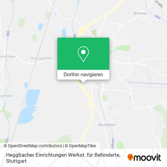 Heggbacher Einrichtungen Werkst. für Behinderte Karte