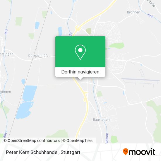Peter Kern Schuhhandel Karte