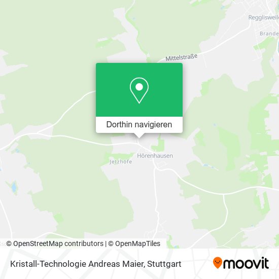 Kristall-Technologie Andreas Maier Karte