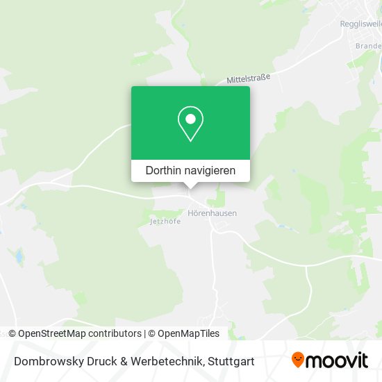 Dombrowsky Druck & Werbetechnik Karte