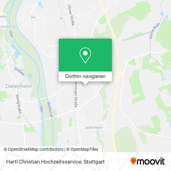 Hartl Christian Hochzeitsservice Karte