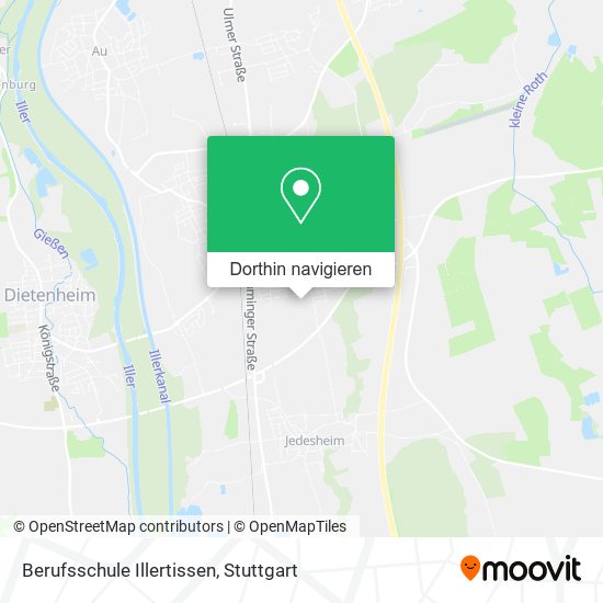 Berufsschule Illertissen Karte