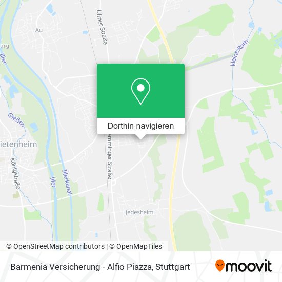 Barmenia Versicherung - Alfio Piazza Karte