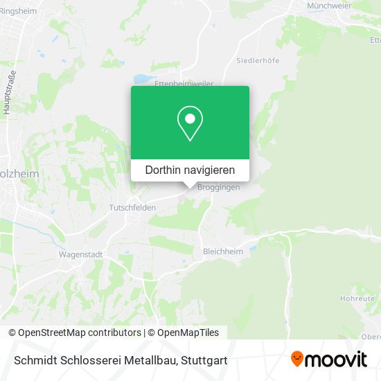 Schmidt Schlosserei Metallbau Karte