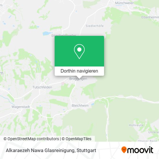 Alkaraezeh Nawa Glasreinigung Karte