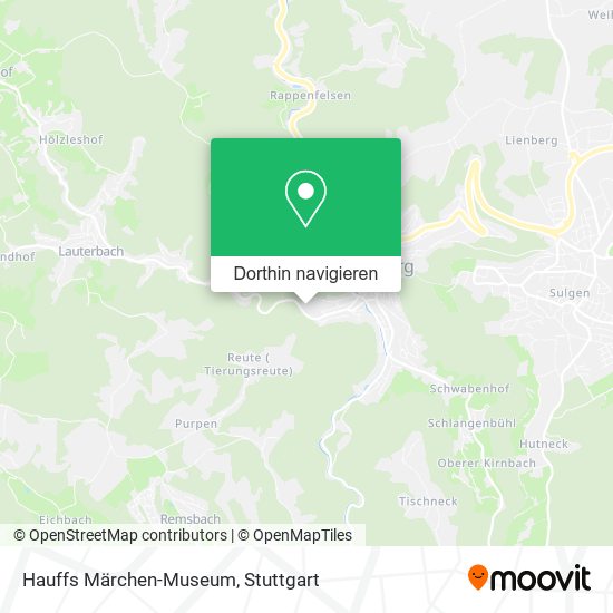 Hauffs Märchen-Museum Karte