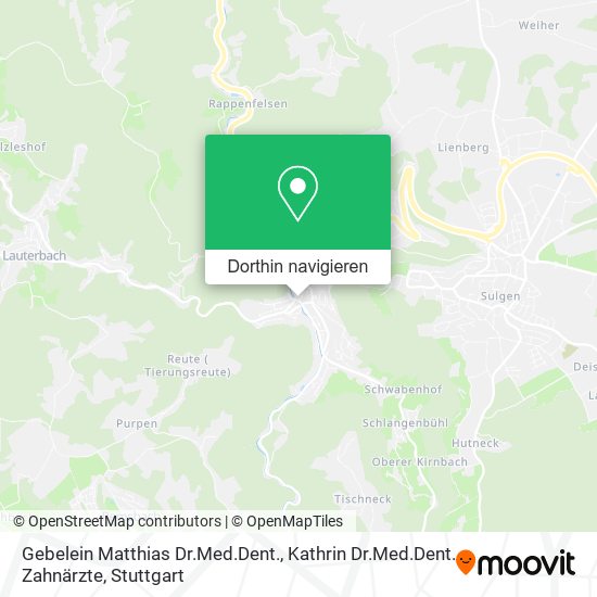 Gebelein Matthias Dr.Med.Dent., Kathrin Dr.Med.Dent. Zahnärzte Karte