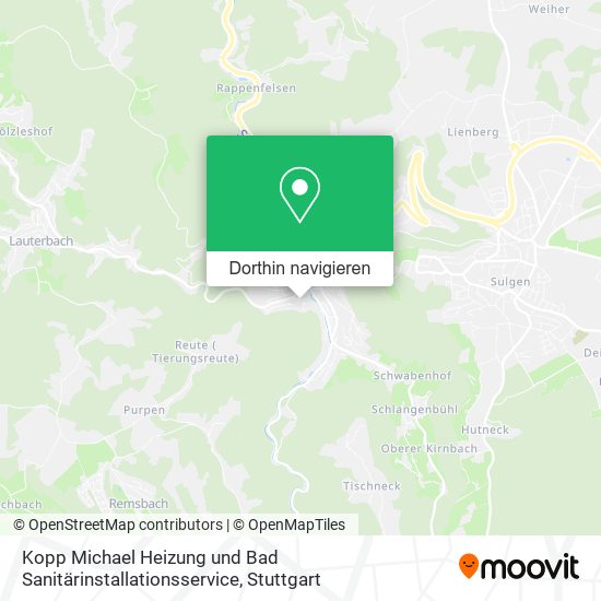 Kopp Michael Heizung und Bad Sanitärinstallationsservice Karte