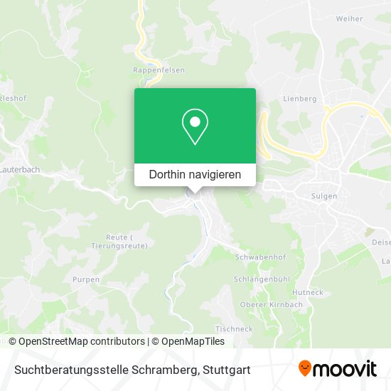 Suchtberatungsstelle Schramberg Karte