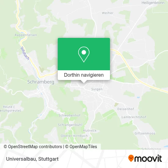 Universalbau Karte
