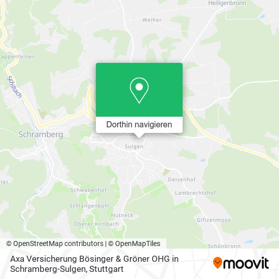Axa Versicherung Bösinger & Gröner OHG in Schramberg-Sulgen Karte