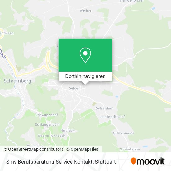 Smv Berufsberatung Service Kontakt Karte