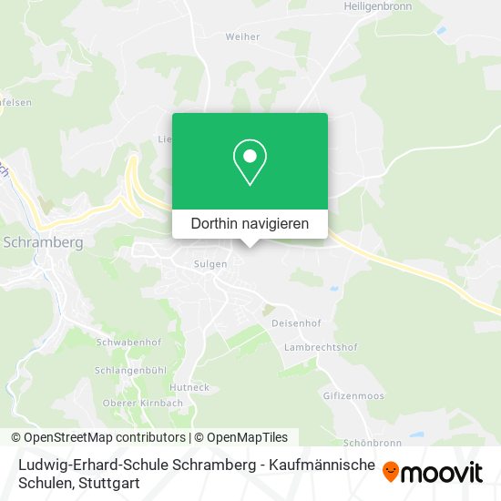 Ludwig-Erhard-Schule Schramberg - Kaufmännische Schulen Karte