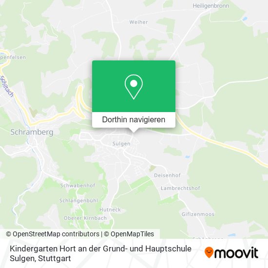 Kindergarten Hort an der Grund- und Hauptschule Sulgen Karte