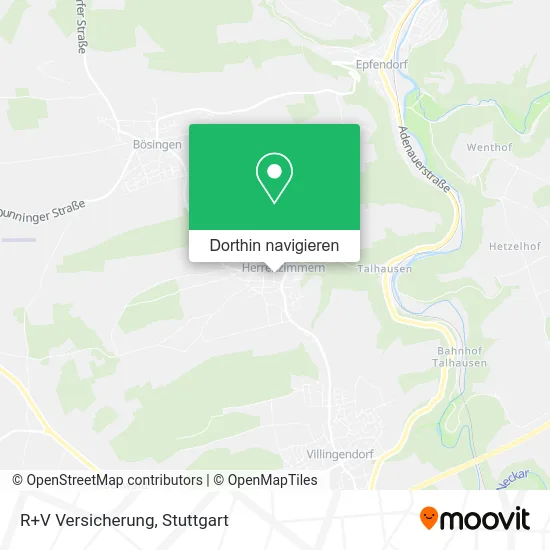 R+V Versicherung Karte