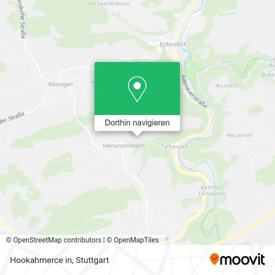 Hookahmerce in Karte