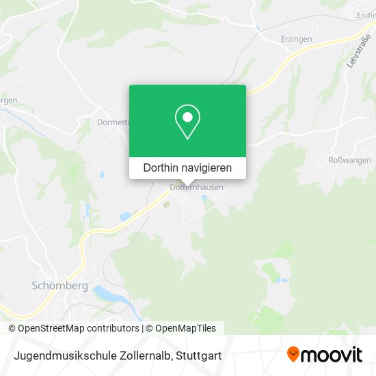 Jugendmusikschule Zollernalb Karte