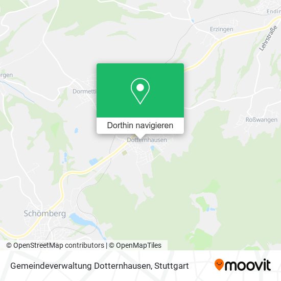 Gemeindeverwaltung Dotternhausen Karte